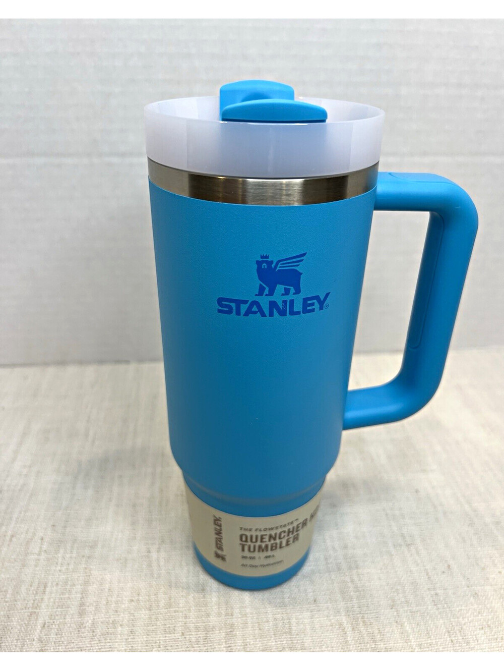 Stanley FlowState Quencher Tumbler | 30 oz Blue Insulated Handle Lid
